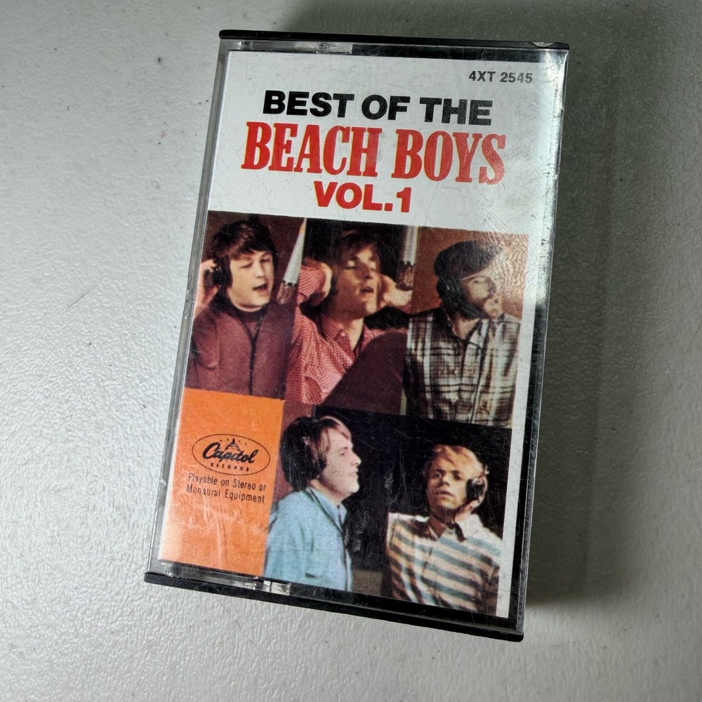 The Beach Boys Best of Vol 1 Cassette Tape Capitol Records 4XT 2545 Vintage Rock
